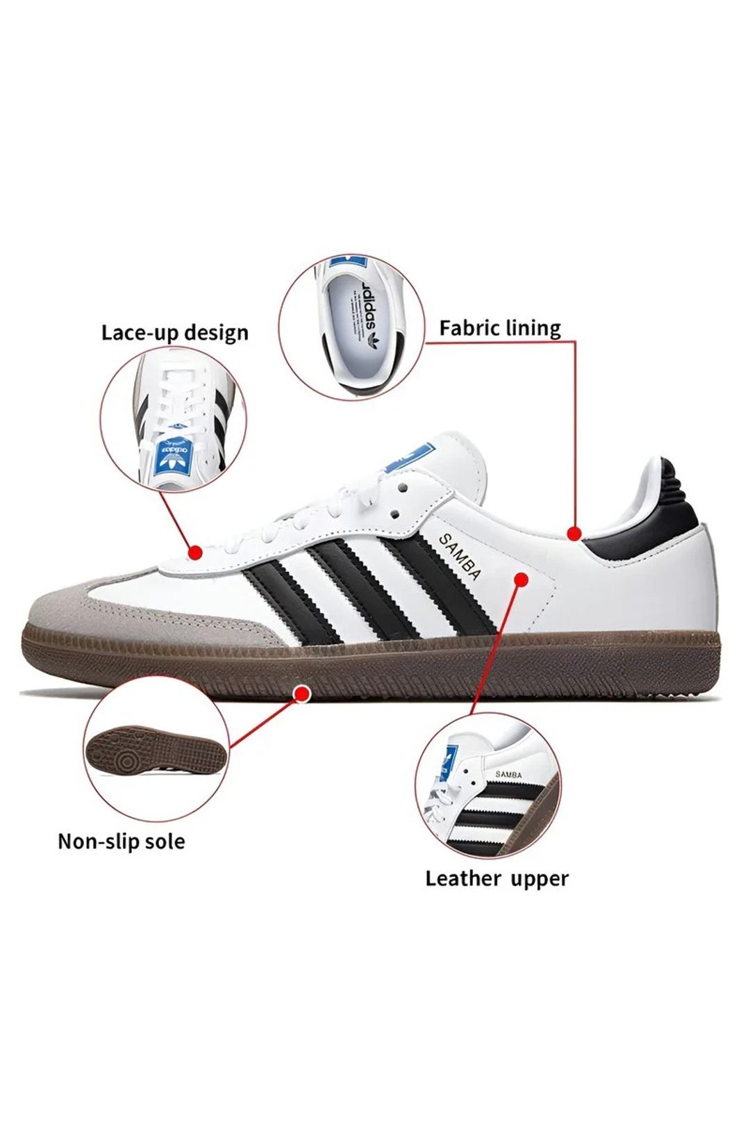 Adidas Samba OG Classic Sneakers - Premium Leather Streetwear Shoes