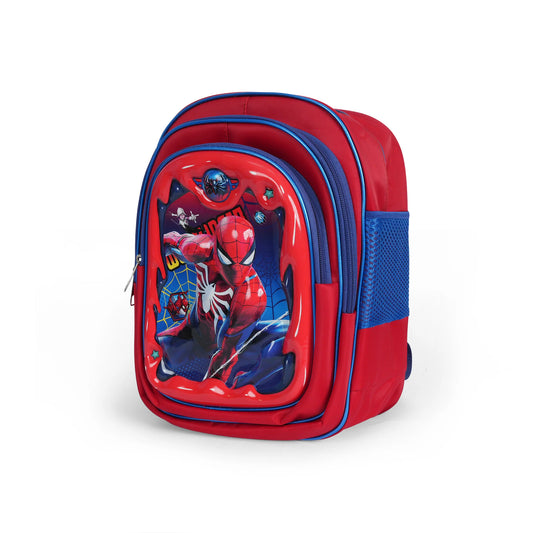 Spiderman 3D Embossed School Bag - Durable Kid's Backpack